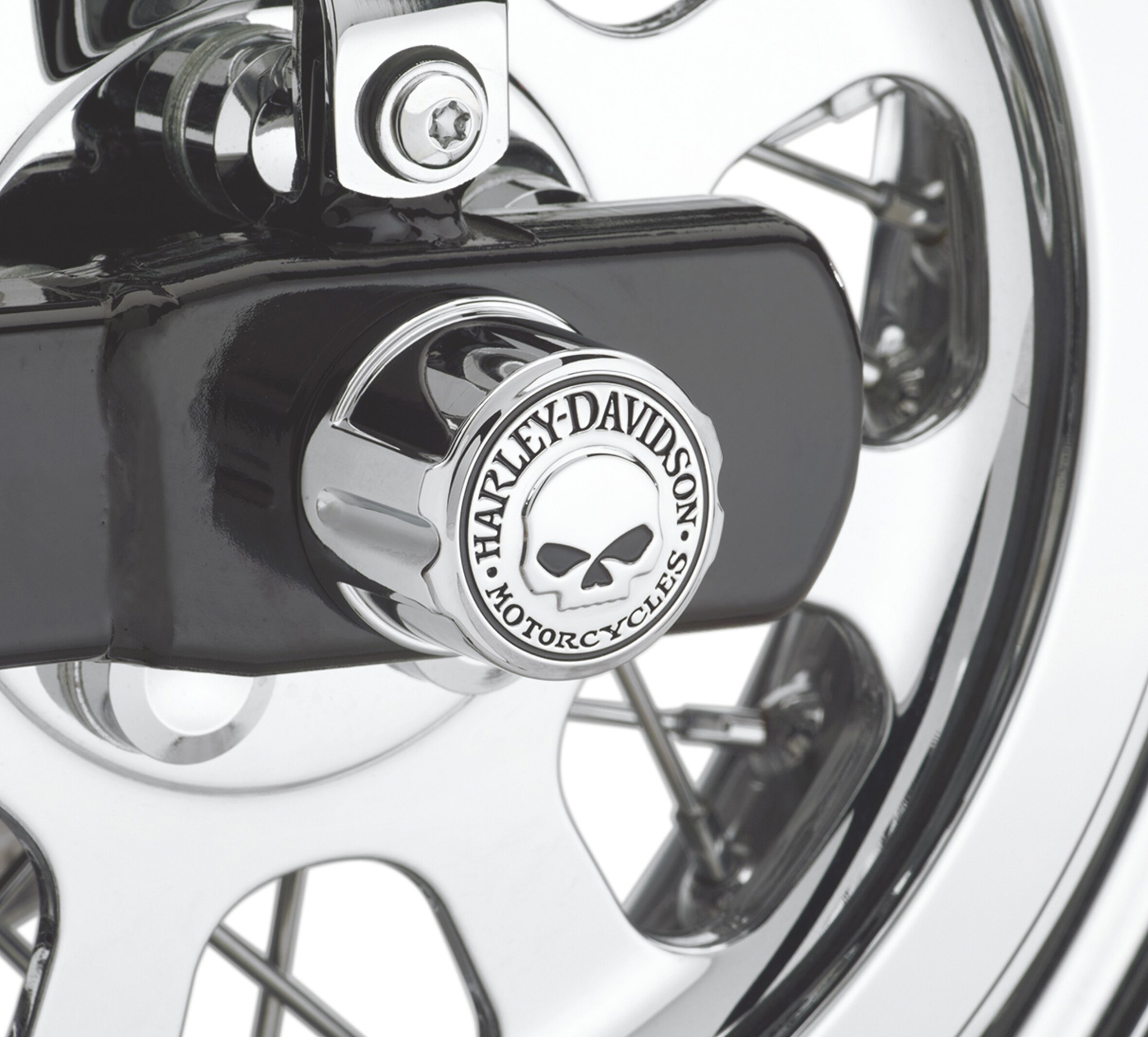 41704-09 Harley-Davidson® Rear Axle Nut Cover Kits H-D Motor Co.